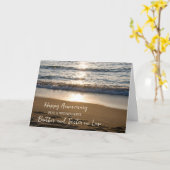 Beach Brother und Schwester des Juristen Karte (Gelbe Blume)