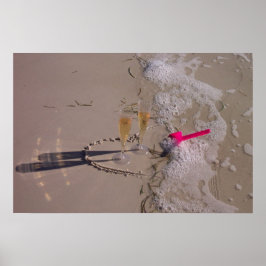 Beach Bubbly by tdgallery Poster