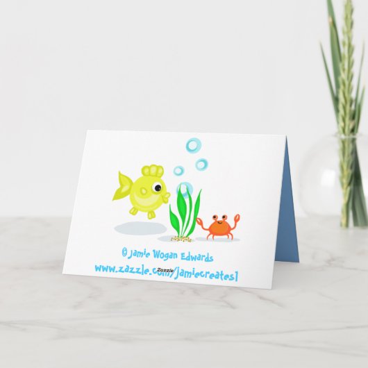 Beach Buddies Ich bedauere die Grußkarte Karte (Rückseite)