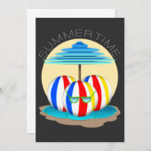 Beach Buddies schlagen die Hitze: Sun's Out, Fins Einladung (Vorne/Hinten)