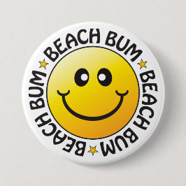 Beach Bum Abzeichen Button