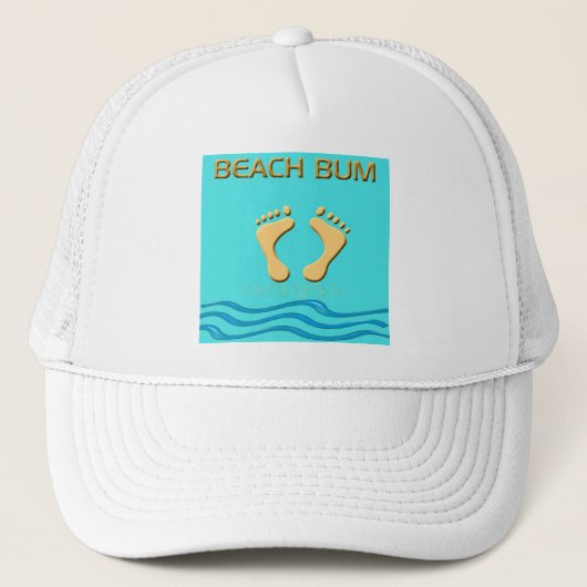 Beach Bum Baseball Cap / Trucker Hat Truckerkappe (Vorderseite)