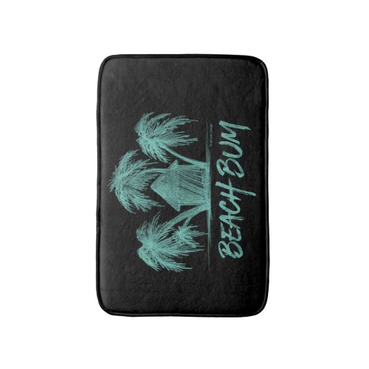 Beach Bum Bath Mat Badematte (Vorderseite Vertikal)