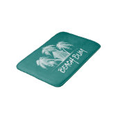 Beach Bum Bathroom Mat Badematte (Schrägansicht)