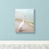 Beach Bum Bird Leinwand (Insitu (Holzboden))