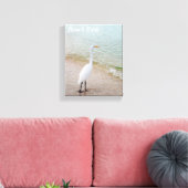 Beach Bum Bird Leinwand (Insitu (Wohnzimmer))