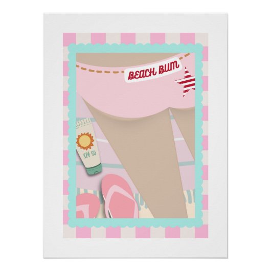 Beach Bum Border 2 Poster (Vorderseite)