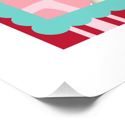 Beach Bum Border 3 Poster (Ecke)