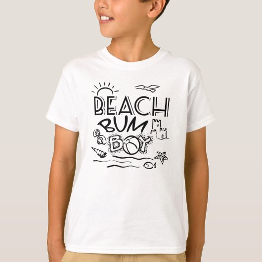 Beach Bum Boy T-Shirt (Vorderseite)