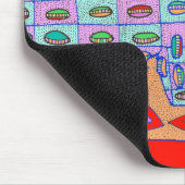 Beach Bum Croc Mousepad (Ecke)
