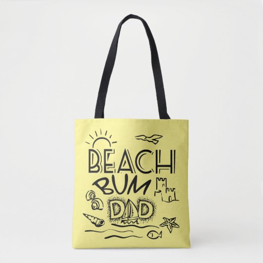 Beach Bum Dad Tasche (Vorderseite)