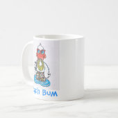 Beach Bum Duck Kaffeetasse (Vorderseite Links)
