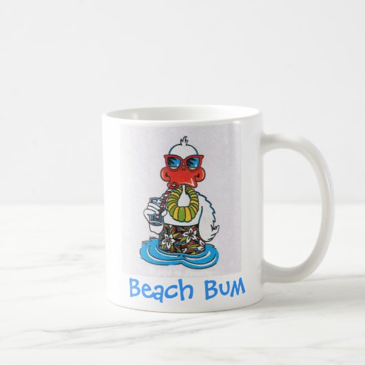 Beach Bum Duck Kaffeetasse (Rechts)