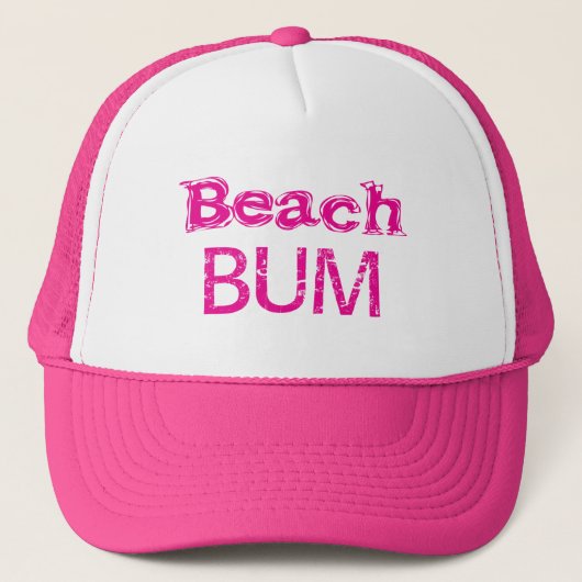 Beach Bum Hat Truckerkappe (Vorderseite)