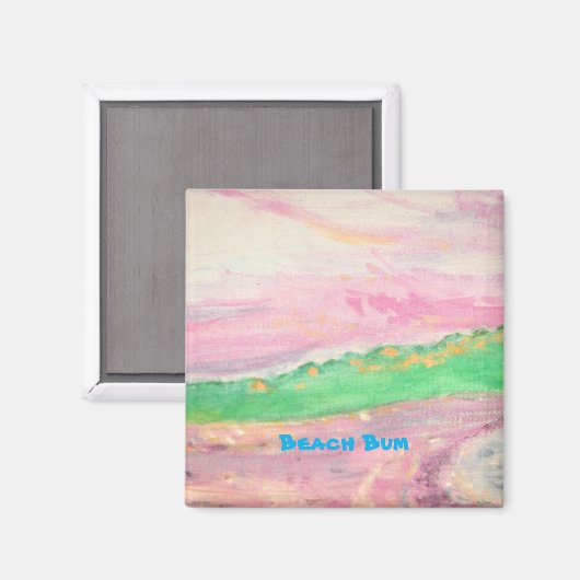 Beach Bum Magnet (Vorderseite/Rückseite)