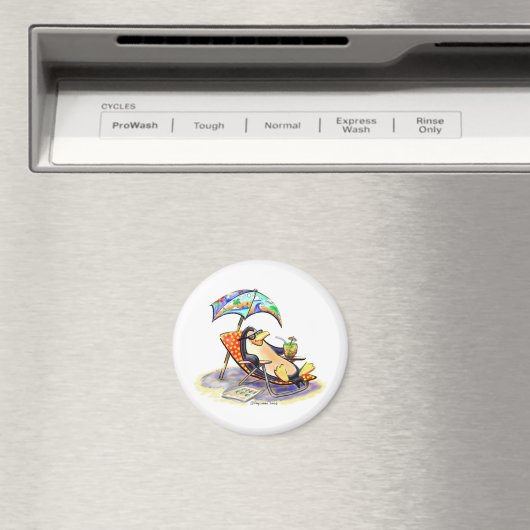 Beach Bum Magnet (In Situ (Geschirrspüler))