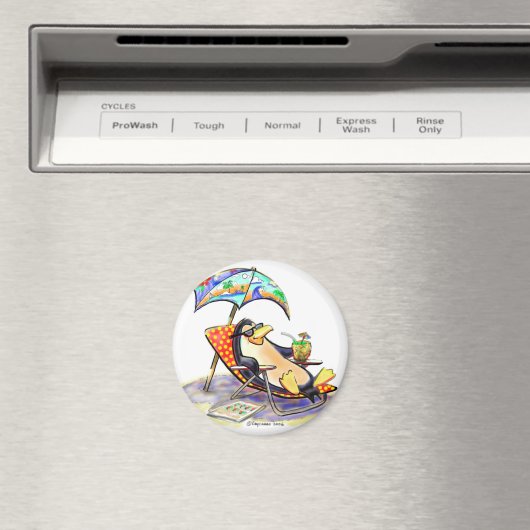 Beach Bum Magnet (In Situ (Geschirrspüler))
