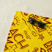 Beach Bum Mama/Mum Strandtuch (Beispiel)