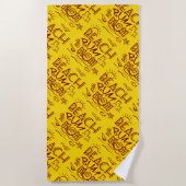 Beach Bum Mama/Mum Strandtuch (Vorderseite)