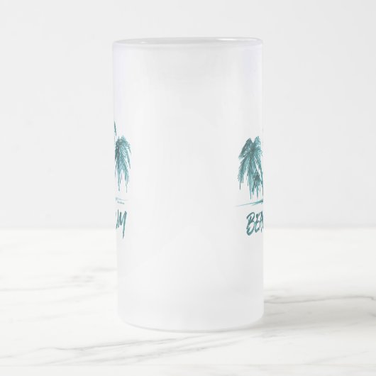 Beach Bum Mattiert Glass Beer Tasse (Mittel)