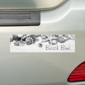 Beach Bum Muscheln & Starfish Autoaufkleber (Auf Auto)