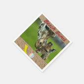Beach Bum Paper Napkins Giraffe Serviette (Ecke)