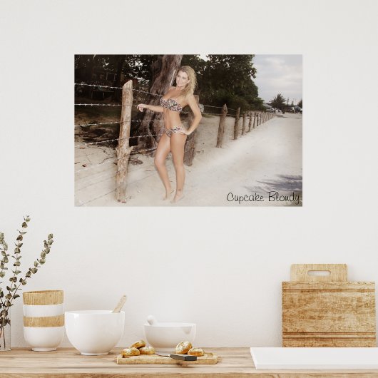 Beach Bum Poster (Küche)