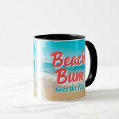 Beach Bum Seit dem 70er Tasse (VorderseiteRechts)
