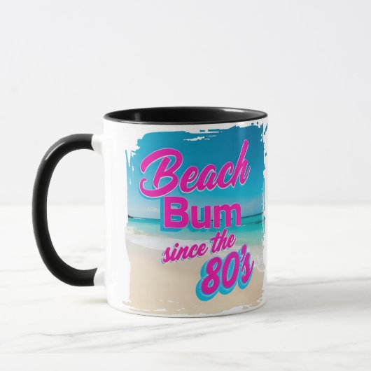 Beach Bum Seit dem 80er Tasse (Links)