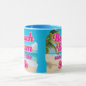 Beach Bum seit den 90er Jahren Tasse (Zentrum)