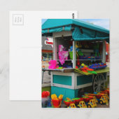 Beach-Bum-Staat Postkarte (Vorne/Hinten)