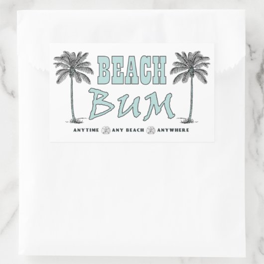 Beach Bum Stickers (Tasche)