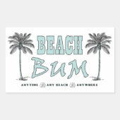 Beach Bum Stickers (Vorderseite)
