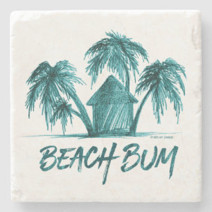 Beach Bum Stone Untersetzer