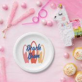 Beach Bum Surfer Party Plate Pappteller (Party)