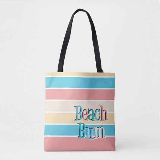 Beach Bum Tote Bag Tasche (Vorderseite)