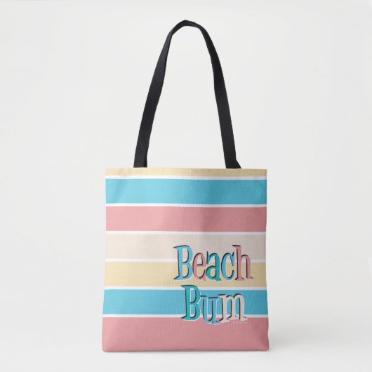 Beach Bum Tote Bag Tasche (Vorderseite)