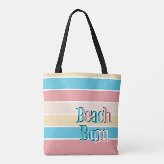 Beach Bum Tote Bag Tasche (Rückseite)