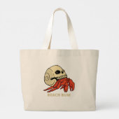 Beach Bum Tote Jumbo Stoffbeutel (Rückseite)