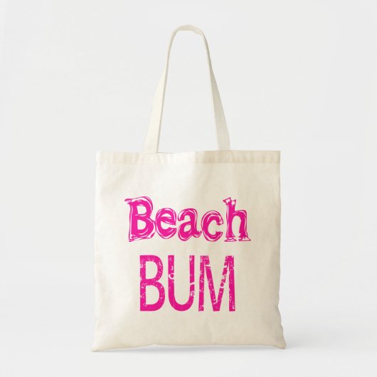 Beach Bum Toto Tag Pink Tragetasche (Vorne)