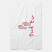 Beach Bum umdrehe Flop Design! Handtuch (Vertikal)
