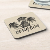 Beach Bum Untersetzer (Linke Seite)