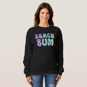 Beach Bum Vintage Trendy Sweatshirt (Vorne ganz)