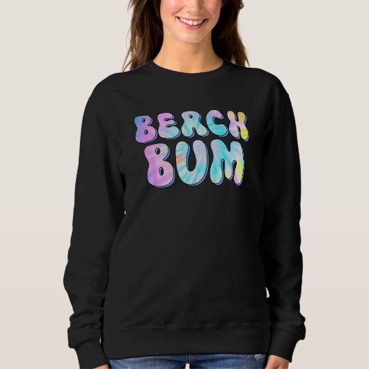 Beach Bum Vintage Trendy Sweatshirt (Vorderseite)