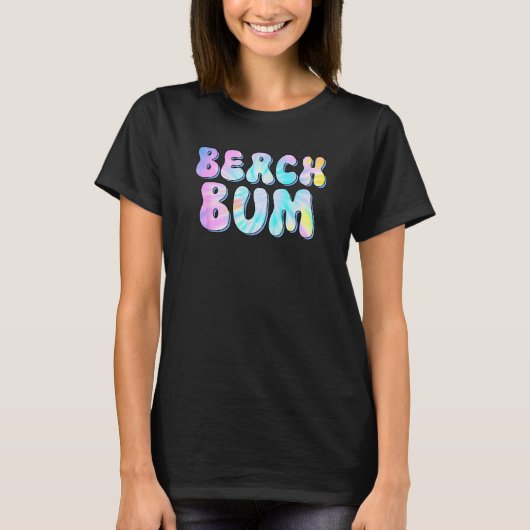 Beach Bum Vintage Trendy T-Shirt (Vorderseite)