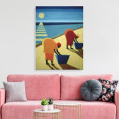 Beach Bums 1997 Leinwanddruck (Insitu (Wohnzimmer))