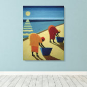 Beach Bums 1997 Leinwanddruck (Insitu (Holzboden))