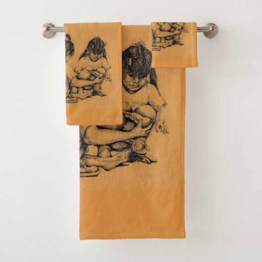 Beach Bunnies Badhandtuch Set (Insitu)