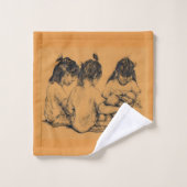 Beach Bunnies Badhandtuch Set (Waschlappen)