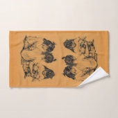 Beach Bunnies Badhandtuch Set (Handtuch)